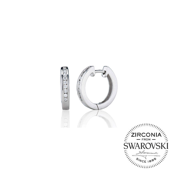Channel Set Huggy Earrings (0.20ct)
