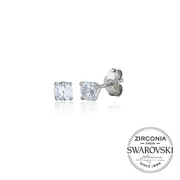 Single Stone, Four Claw Stud Earrings (1.00ct)
