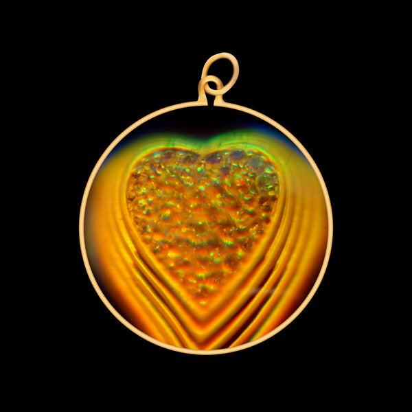 Diamond Encrusted Heart Layers (Medium)