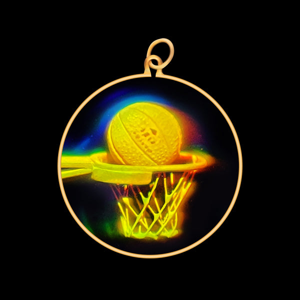Basketball Ball & Net (Medium)