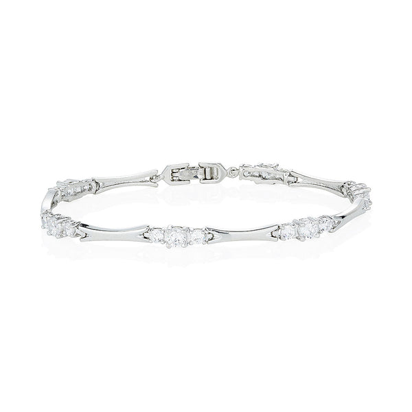 Silver Kiss and Cluster Bracelet