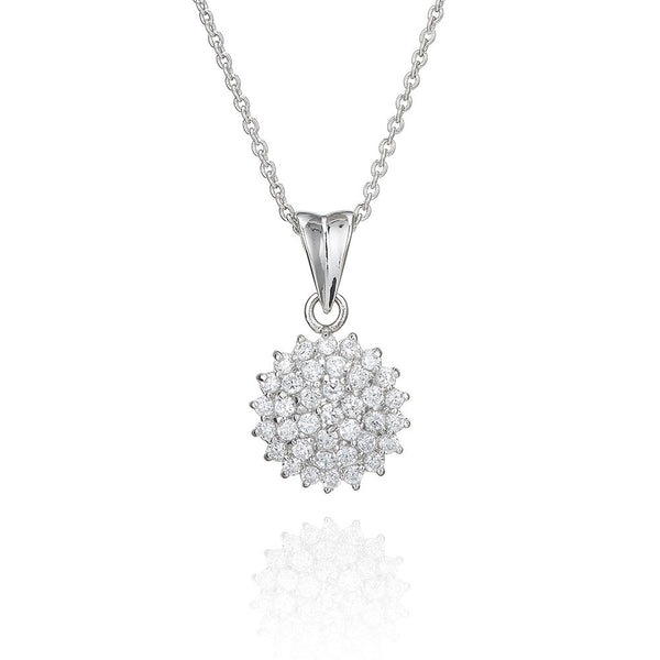 Silver Cluster Pendant