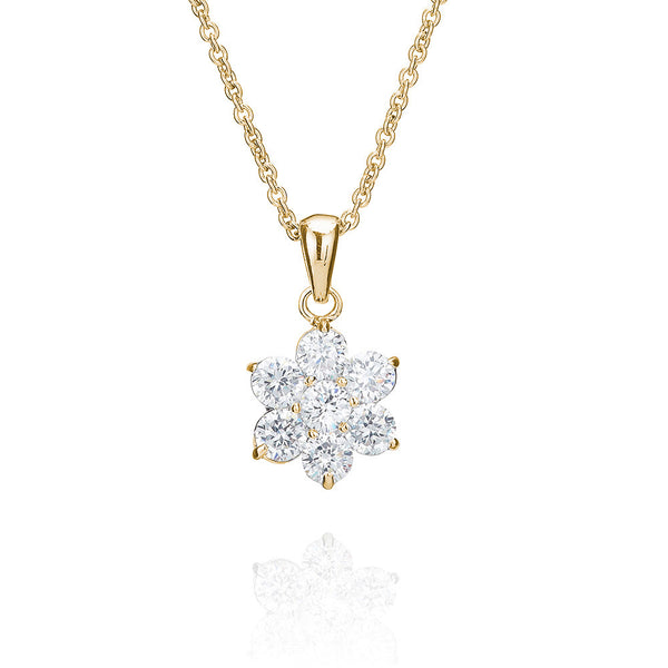 Gold Flower Pendant