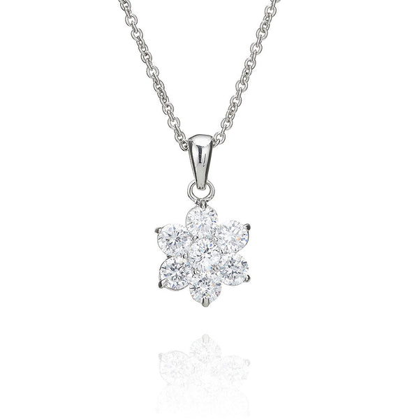Silver Flower Pendant