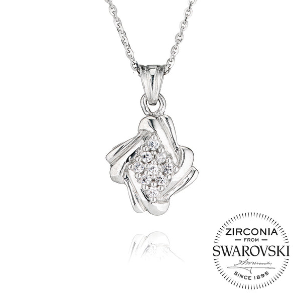 Fancy Cluster Pendant Necklace (0.25ct)