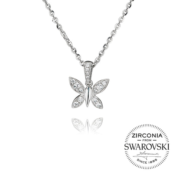 Butterfly Pendant Necklace (0.25ct)