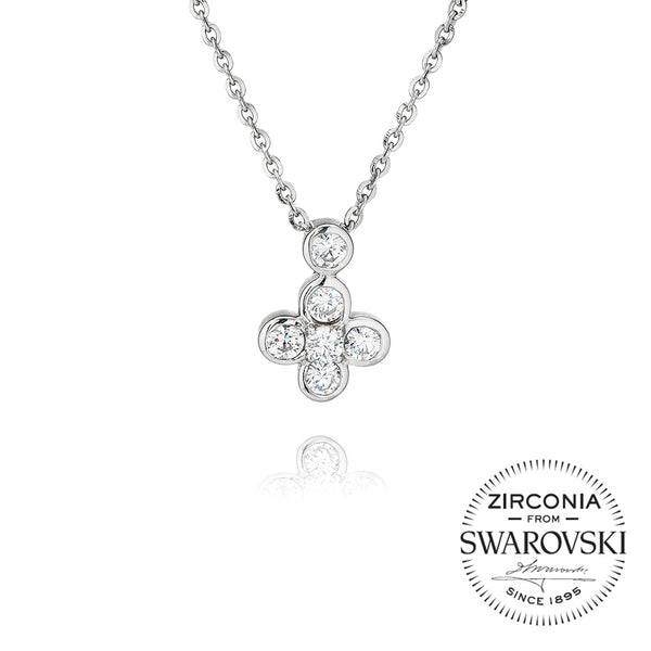 Fancy Six Stone Rubover Pendant Necklace (0.60ct)