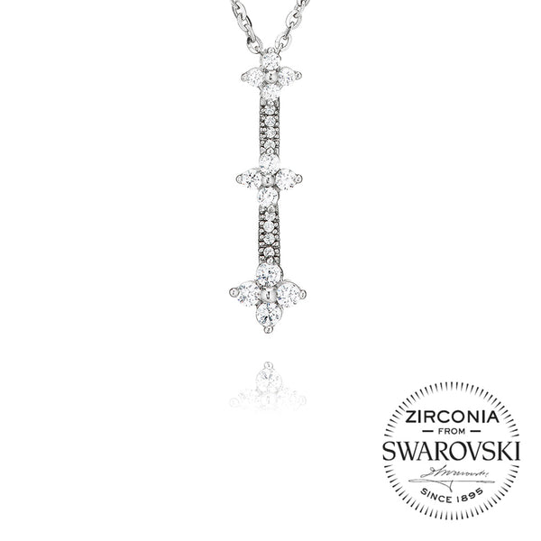 Art Deco Drop Pendant Necklace (0.20ct)