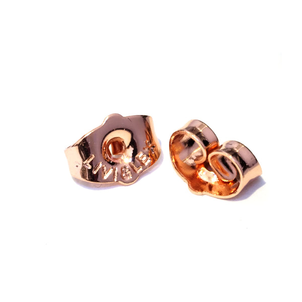 Rose Gold Butterfly Backs