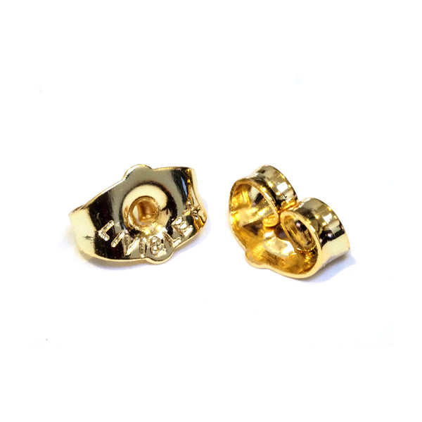 Yellow Gold Butterfly Backs