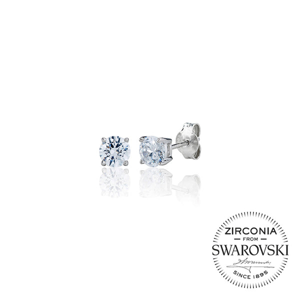 Single Stone Four Claw Stud Earrings (1.50ct)