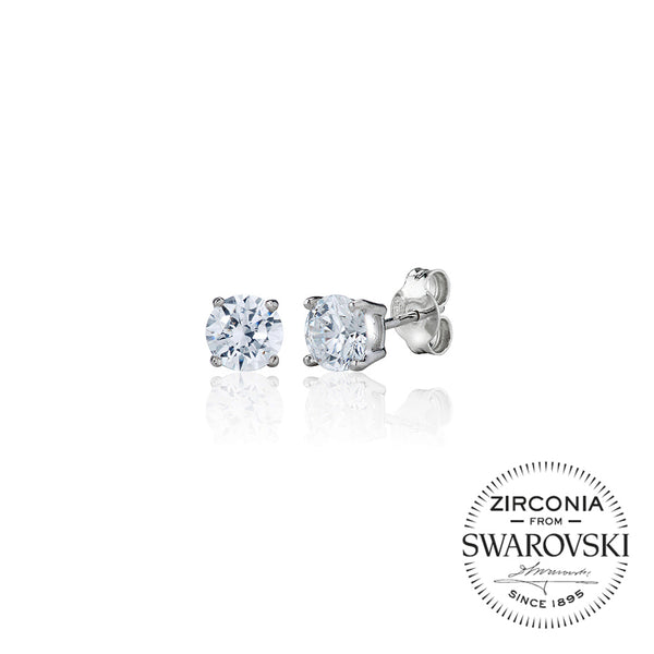 Single Stone Four Claw Stud Earrings (2.00ct)
