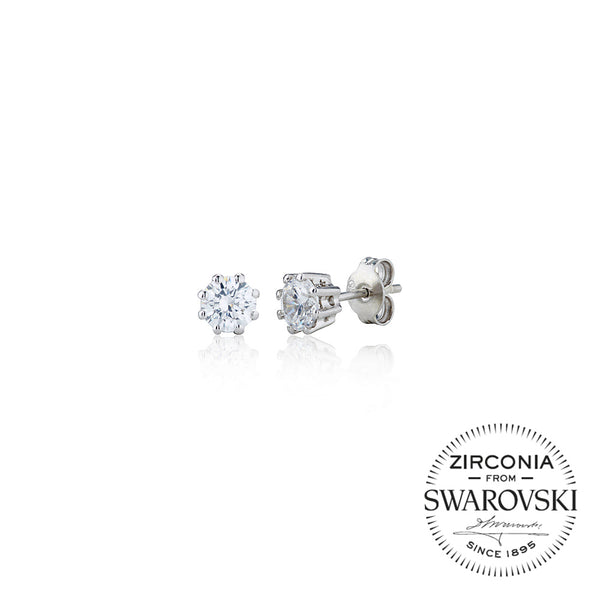 Single Stone, Eight Claw Stud Earrings (1.25ct)