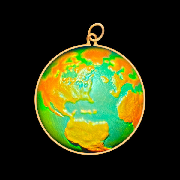 Planet Earth Globe - West (Medium)