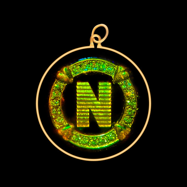 Initial Letter "N" (Medium)