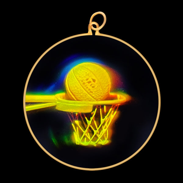 Basketball Ball & Net (Large)