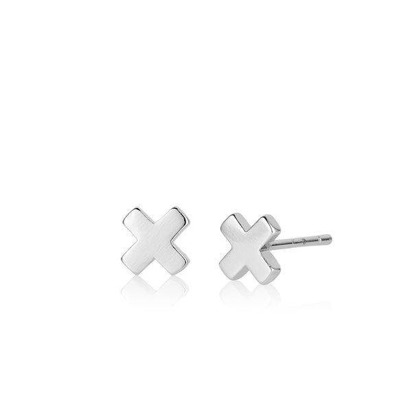 X Stud Earrings