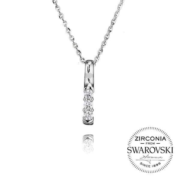 Trilogy Pendant Necklace (0.25ct)