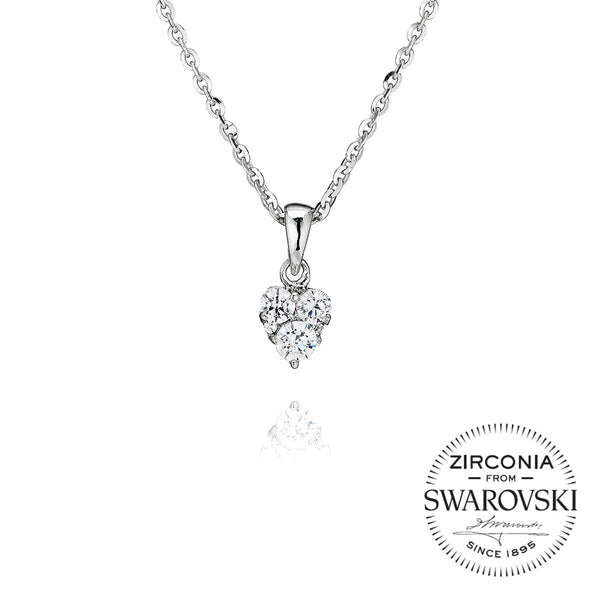 Triangular Trilogy Pendant Necklace (0.35ct)